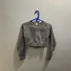 AYBL Grey Crop Top Gymwear